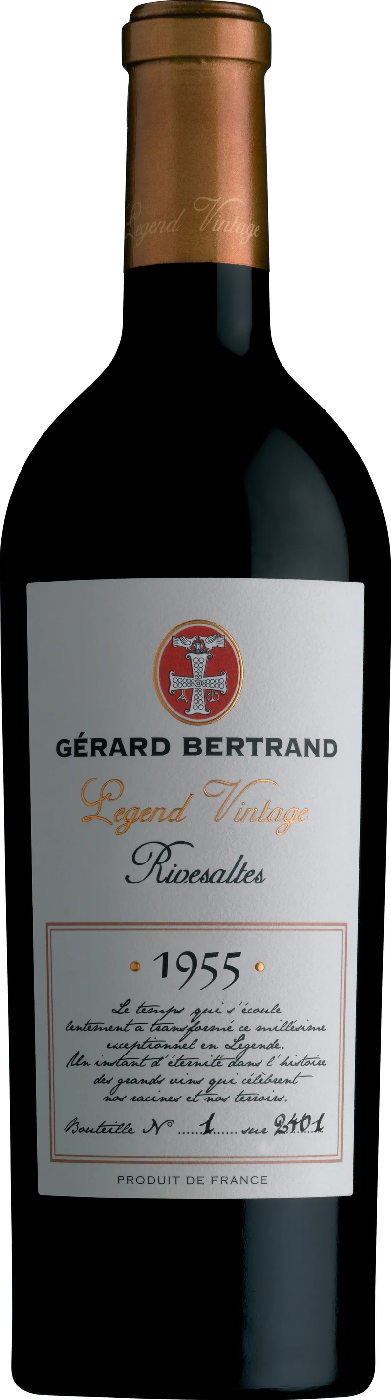 Legend Vintage Vins Doux Naturels AOP Rivesaltes 1955 – 75cl