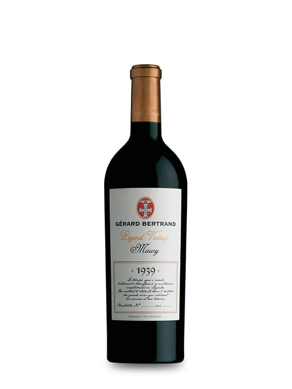 Legend Vintage Vins Doux Naturels AOP Maury 1939 – 75cl