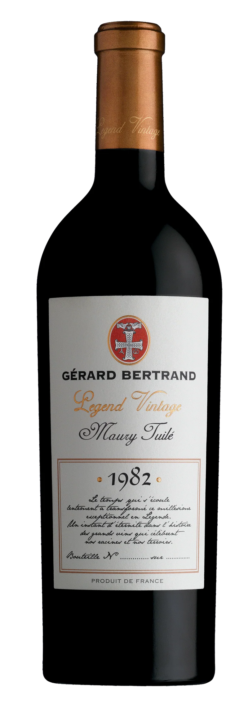 Legend Vintage Vins Doux Naturels AOP Maury 1982 – 75cl