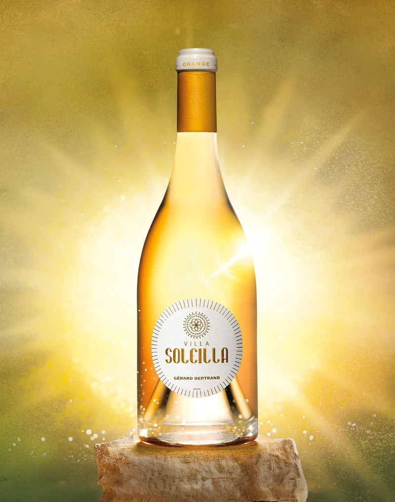 Villa Soleilla Coffret 2022 75cl coffret bois unitaire vin orange biodynamique