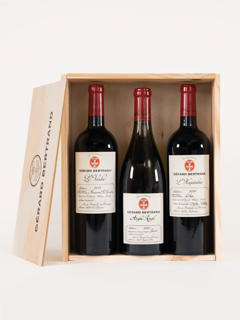 Coffret trois Parcelles - Aigle Royal Pinot Noir, Le Viala et L'Hospitalitas