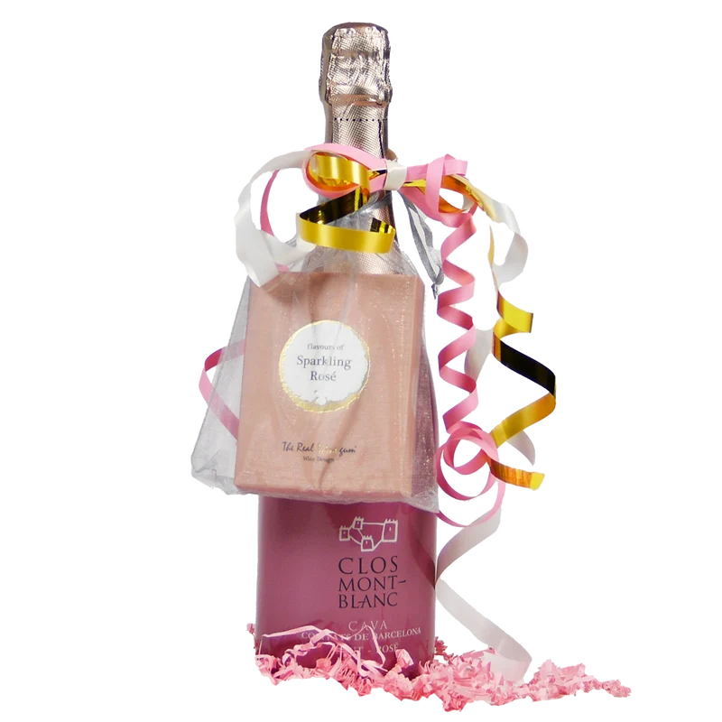 Rosé Cava met hangemaakte winegums