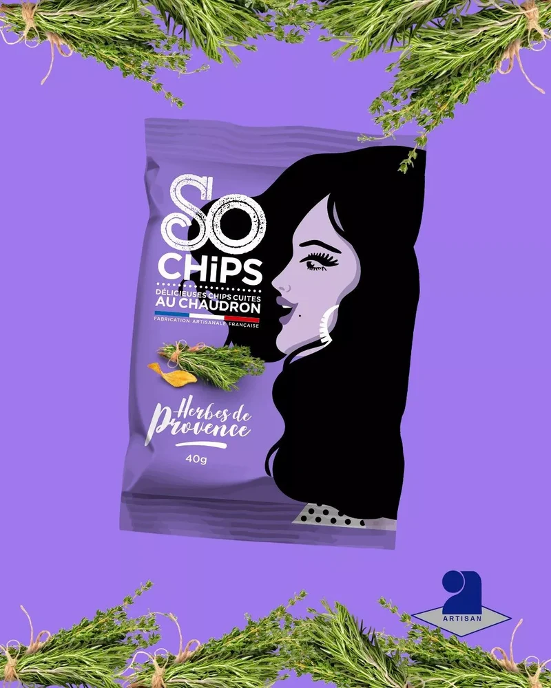 Ambachtelijke Chips met Provençaalse kruiden - 40 g