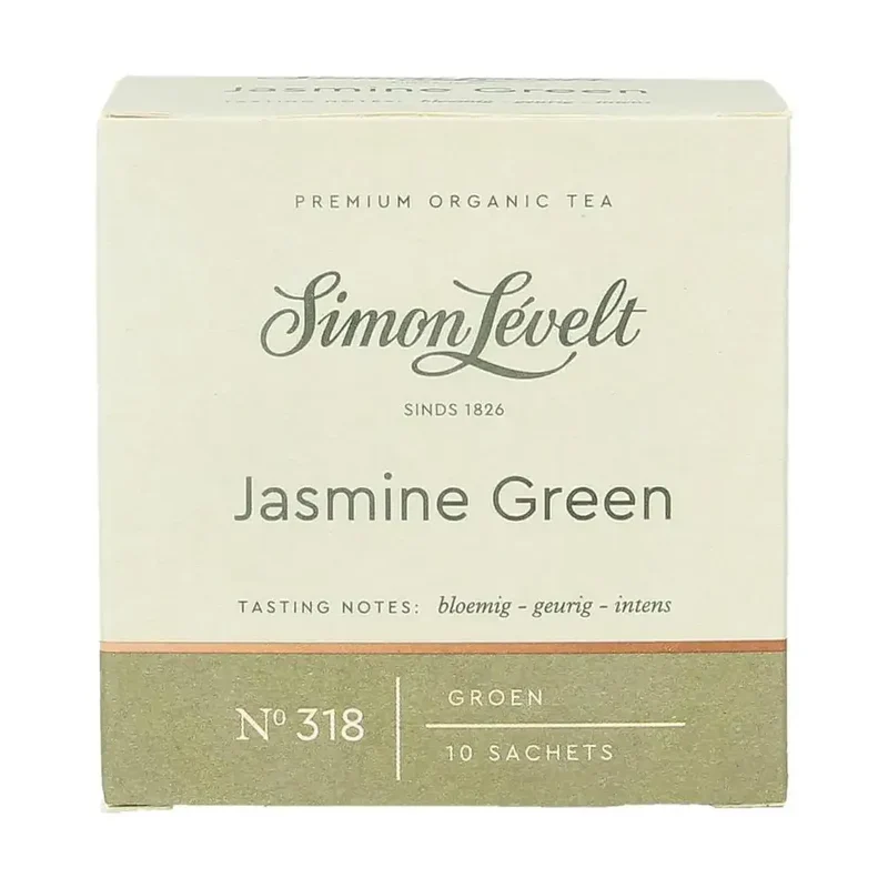 Simon Levelt Groene thee jasmijn biologisch 10 zakjes