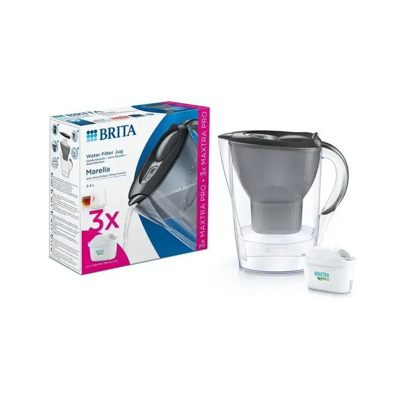 Brita Waterfilterkan Marella Cool graphite + 3 filter
