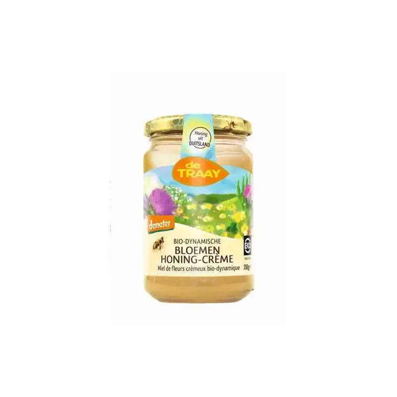 De Traay Bloemenhoning Bio dynamisch demeter 350 gram