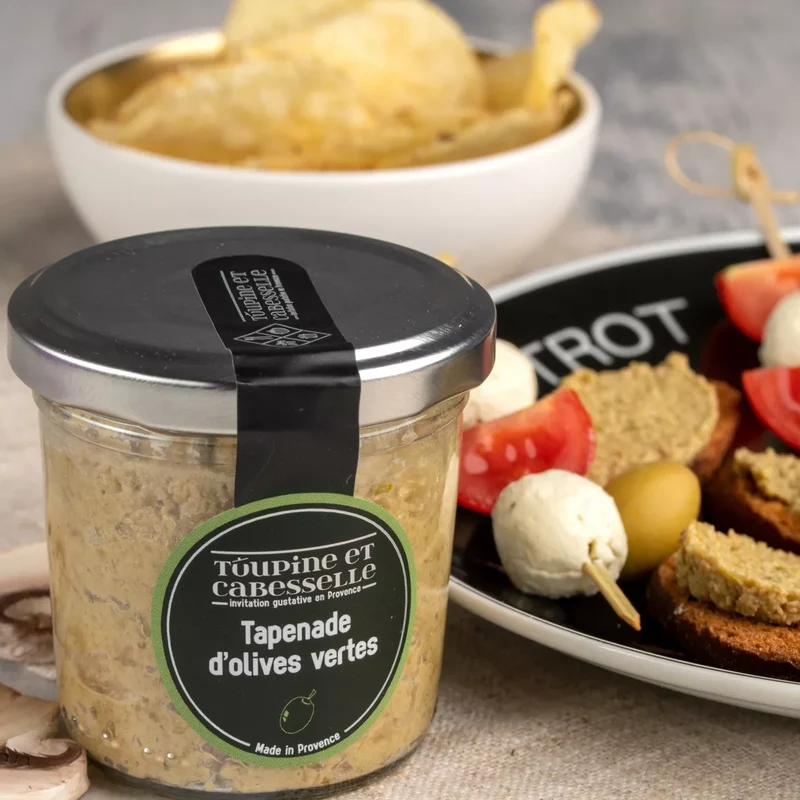 Groene olijven tapenade