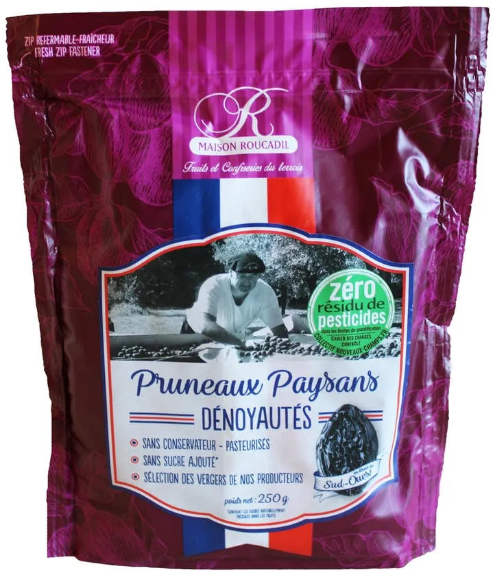 Ontpitte Agen-pruimen - reuzenformaat - zak van 500 g