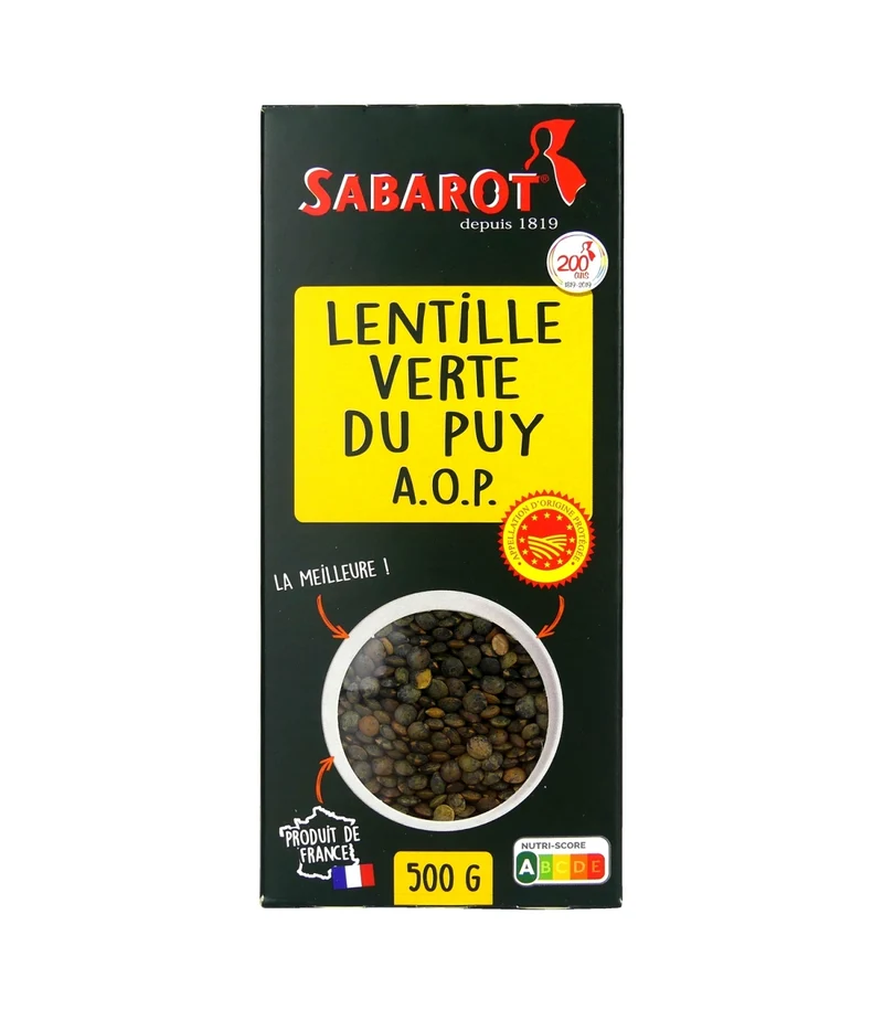 Groene linzen uit Puy | 450 g