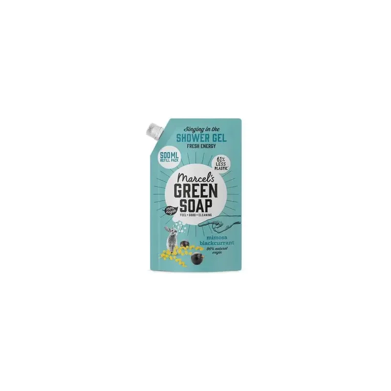Marcels Green Soap Showergel mimosa & blackcur navul 500 ml