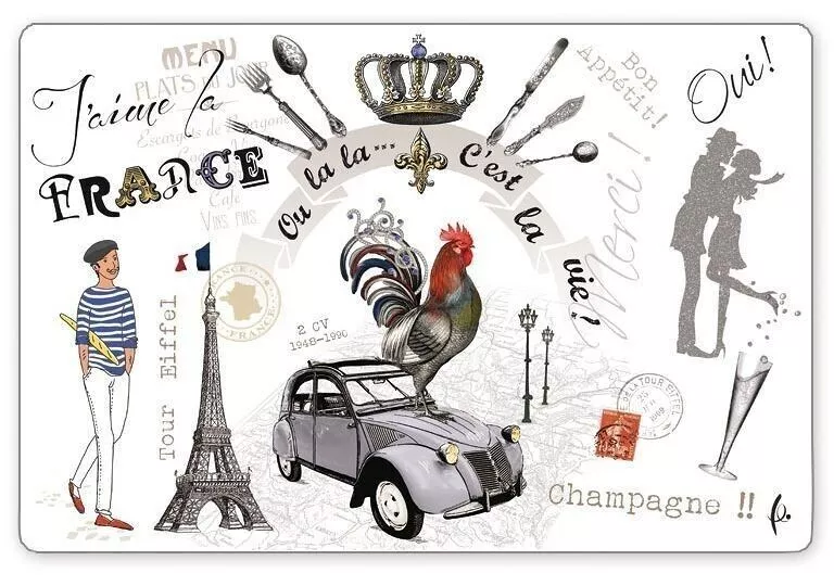 Placemat Frankrijk Panorama