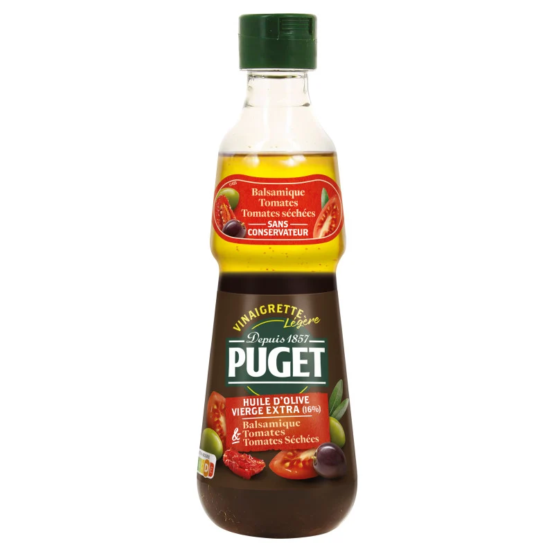 Vinaigrette Balsamico, Tomaat en gezondroogde tomaat - 330 ml