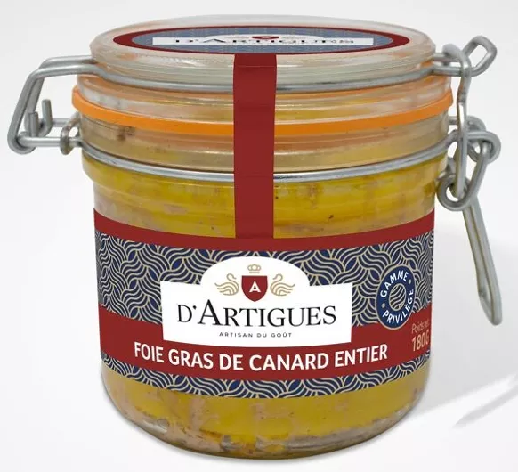 Foie Gras de Canard Entier 180G/Hele Eendenlever Foie Gras 180G