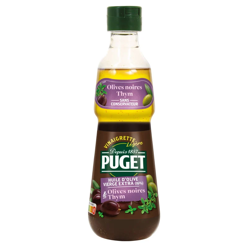 Vinaigrette Zwarte olijven en tijm - 330 ml