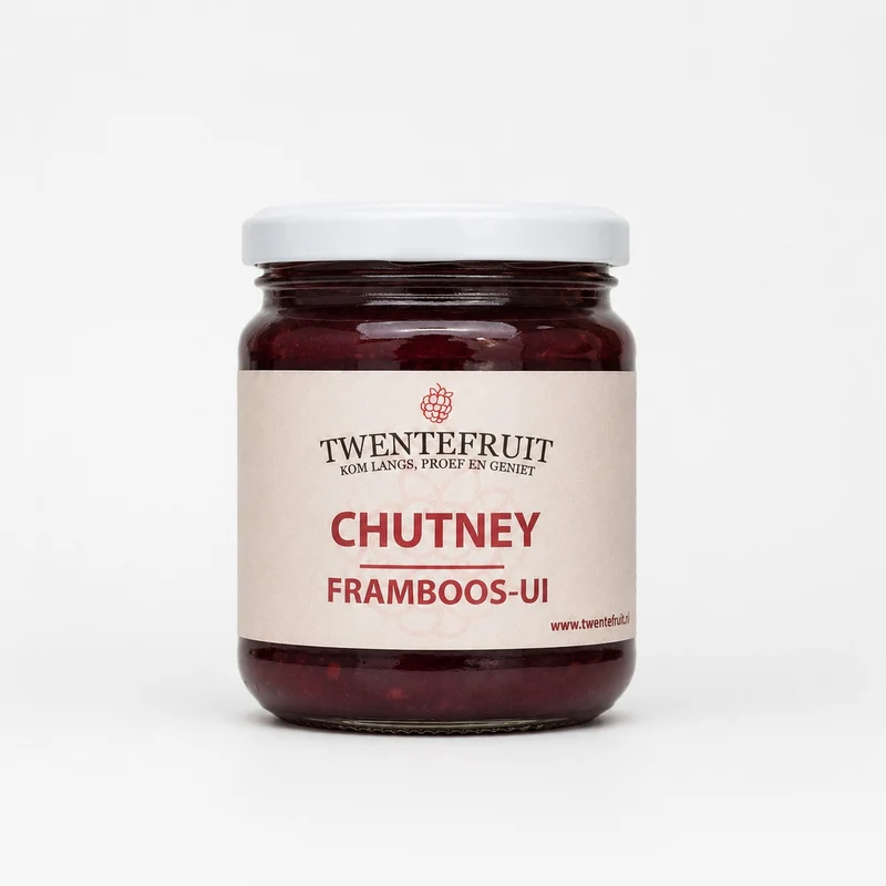 Framboos-ui chutney - 115 gram