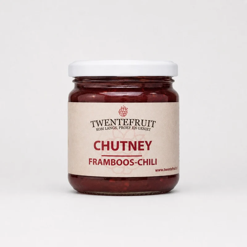 Framboos-chili chutney - 115 gram