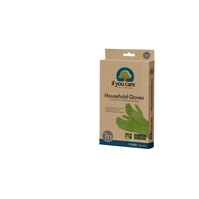If You Care Huishoudhandschoenen - FSC rubber - Medium 1 pr