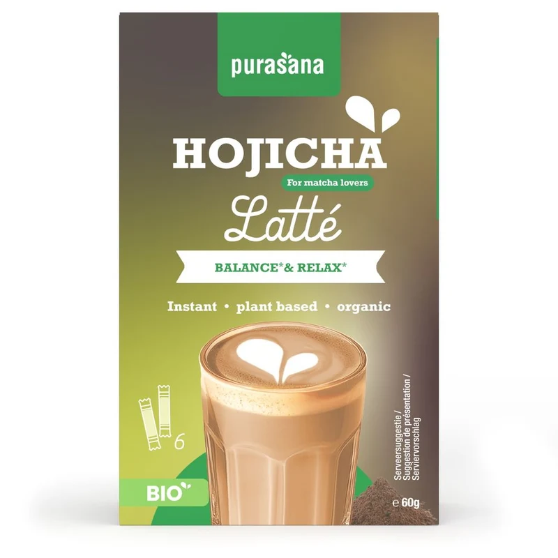 Purasana Latte hojicha bio 60 gram