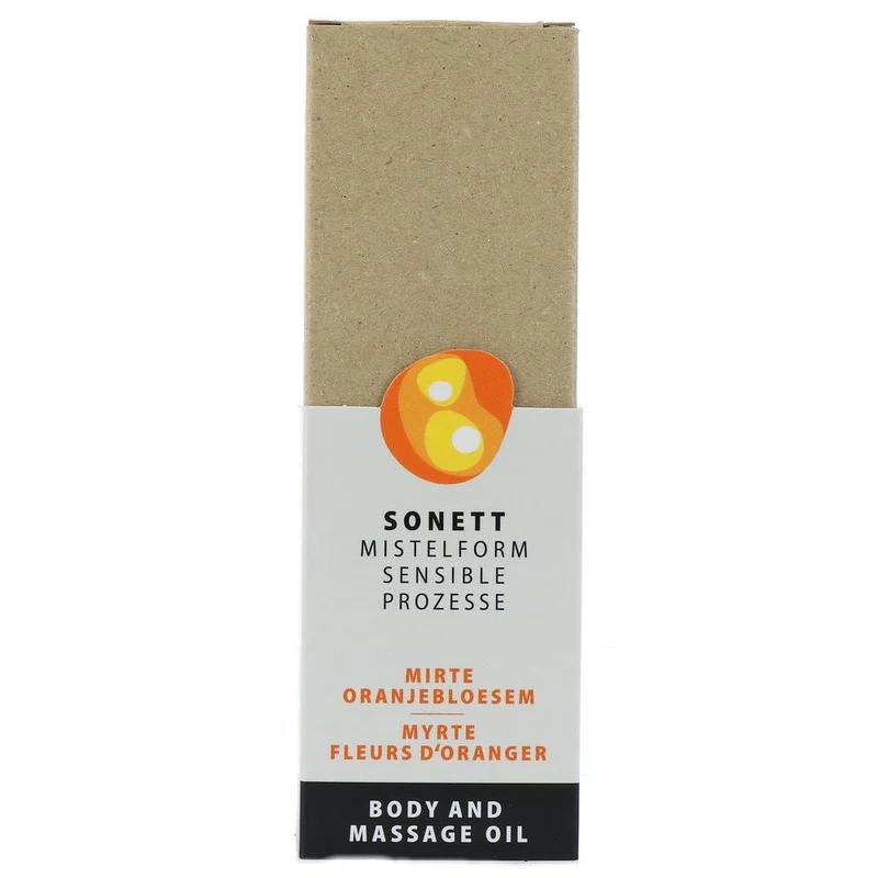 Sonett Mistelform Lichaams- en Massageolie Mirte & Oranjebloesem 145 ml