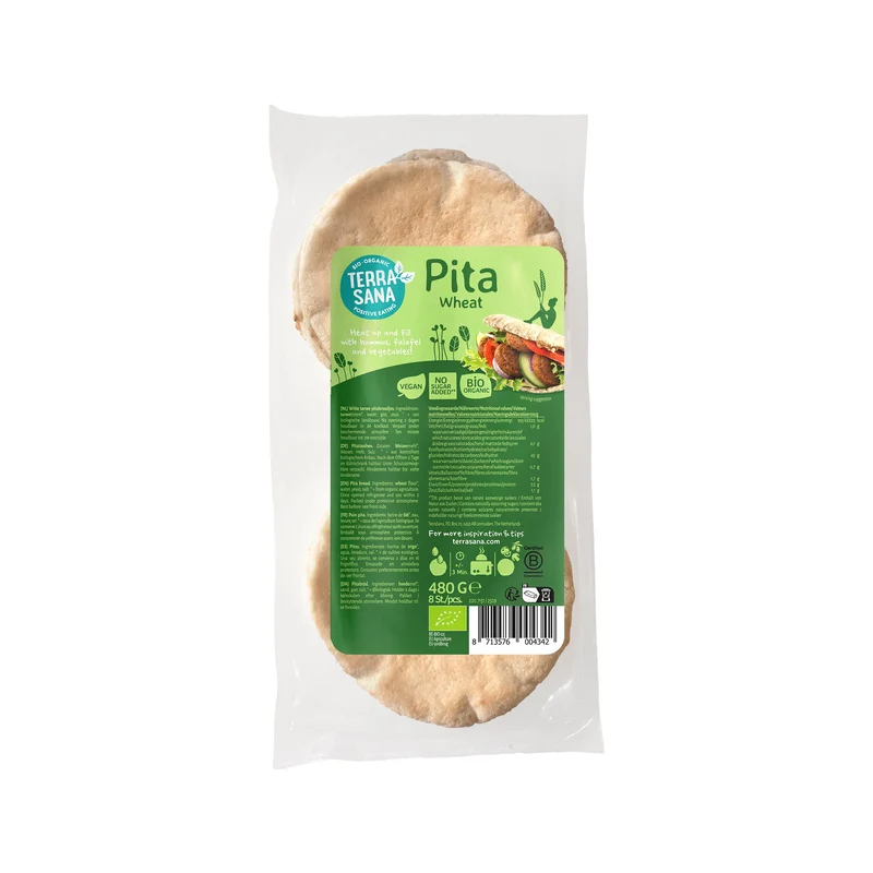 Terrasana Pitabrood tarwe bio 480 gram