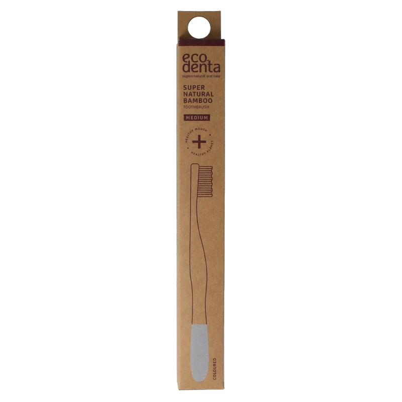 Ecodenta Tandenborstel bamboo medium