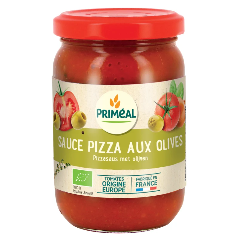 Primeal Pizza saus olijf bio 200 gram