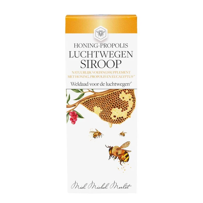 Michel Merlet Luchtwegen Siroop Honing Propolis 250 ml