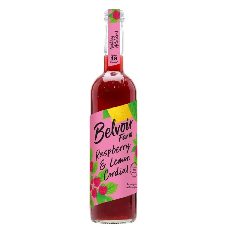 Belvoir Fruit Farms Framboos & Citroen Siroop 500 ml