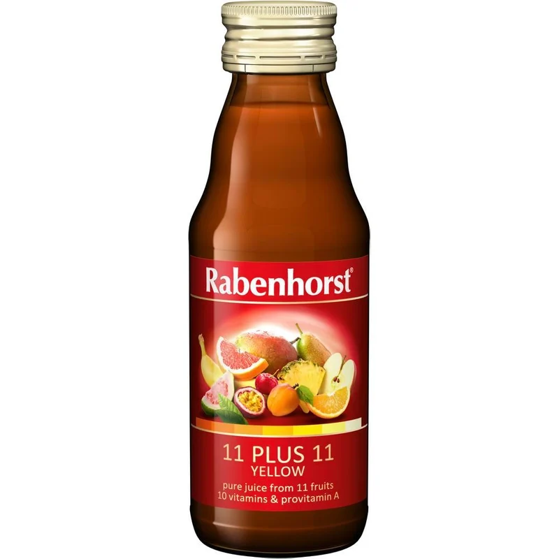 Rabenhorst Multivruchtensap 11 Plus 11 Geel Mini 125 ml