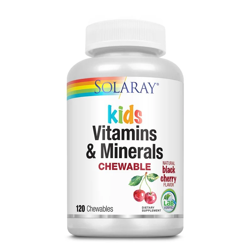 Solaray Kids Multivitamine Kauwtabletten 120 ktb
