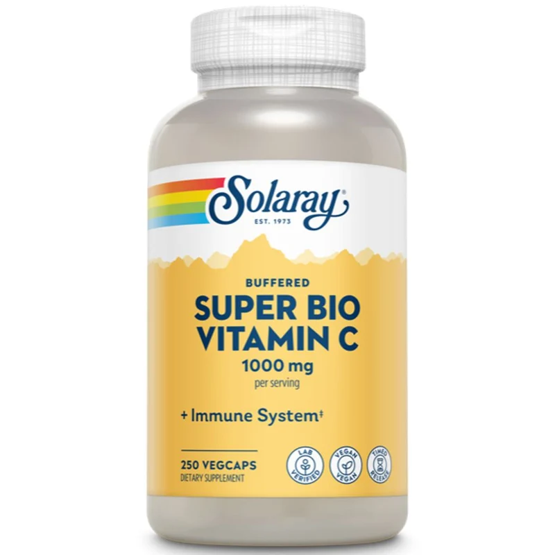 Solaray Super Bio C Gebufferd TSTR 250 vcaps