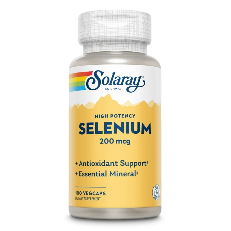 Solaray Selenium 200mcg 100 vcaps