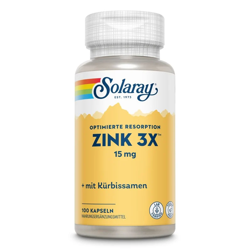 Solaray Zink 3X 15 mg 100 cp