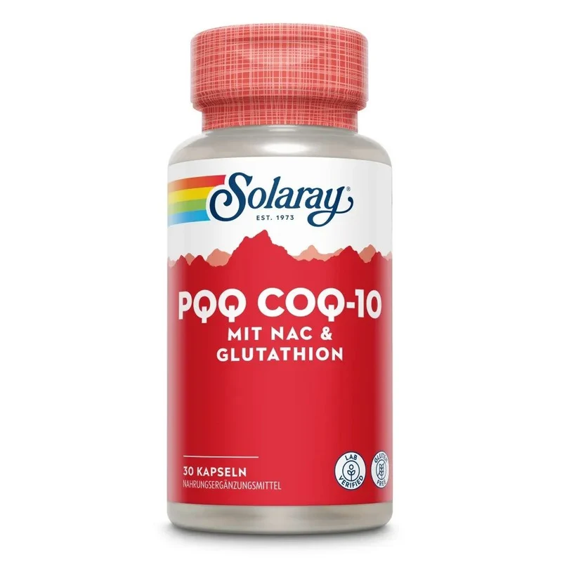 Solaray PQQ, CoQ10 met NAC & glutathion 30 capsules