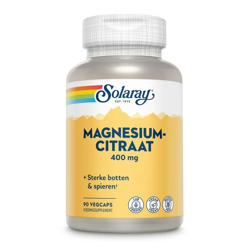Solaray Magnesiumcitraat 90 capsules