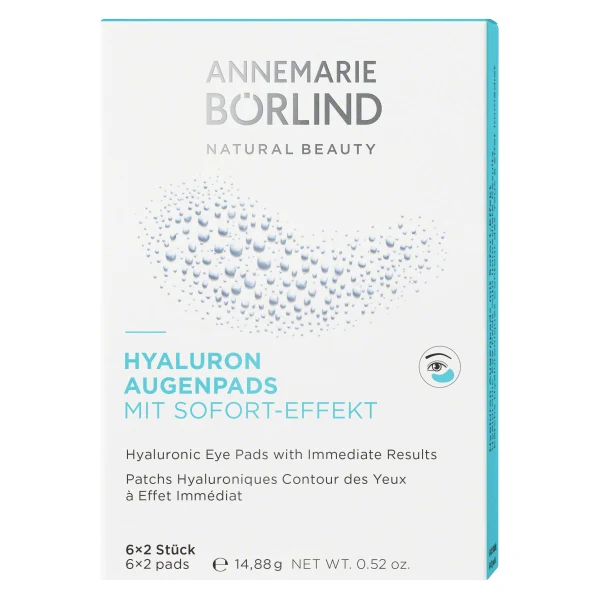 Annemarie Borlind Hyaluron oogpads 12 stuks