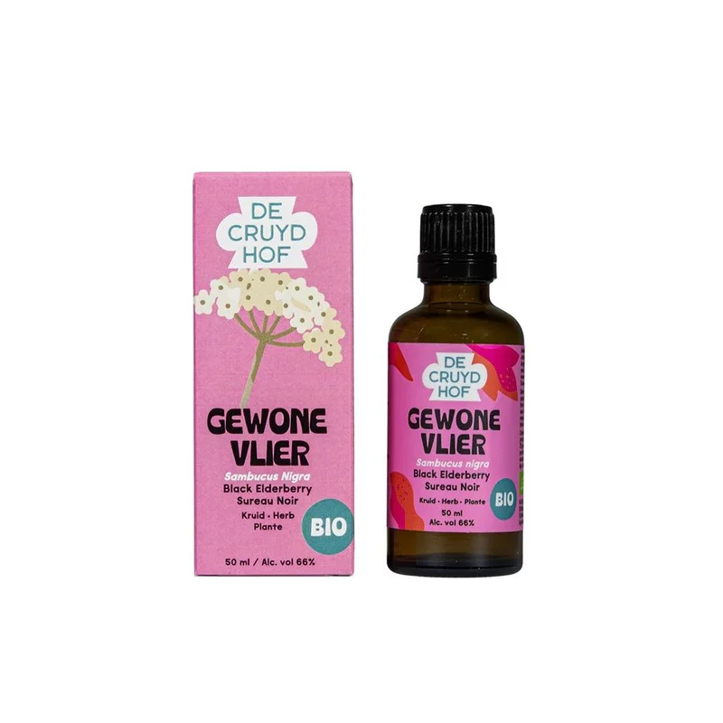 De Cruydhof Sambucus nigra herb/gewone vlier bio 50 ml