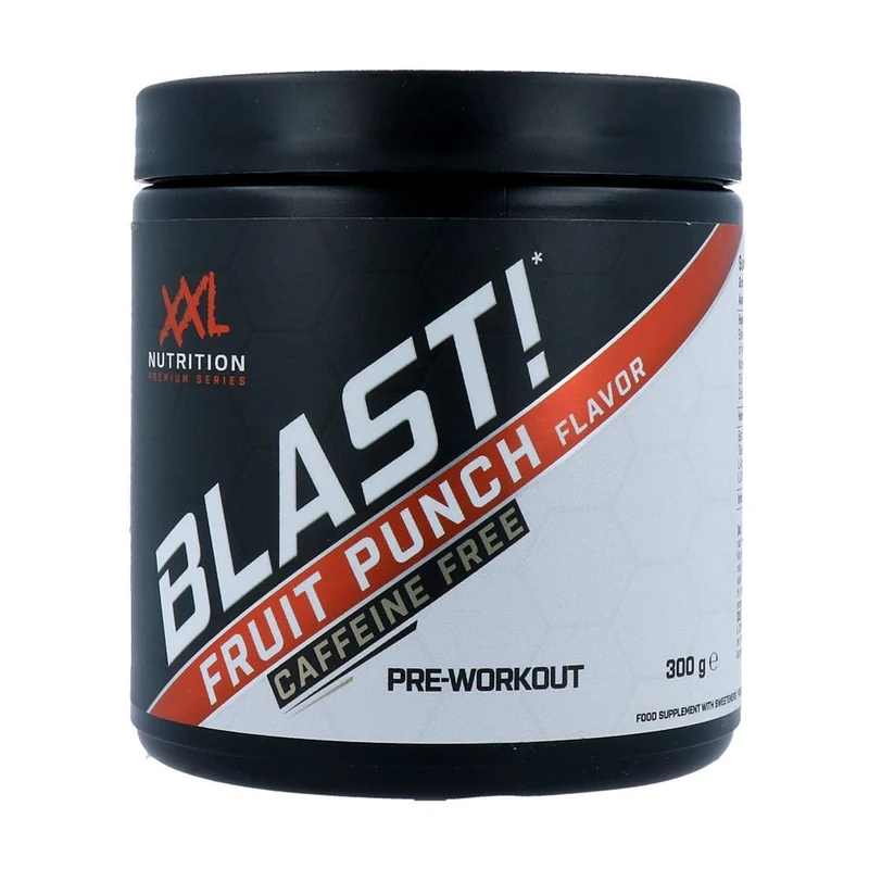 XXL Nutrition Blast! Pre Workout (decaf) Fruit Punch 300 gram