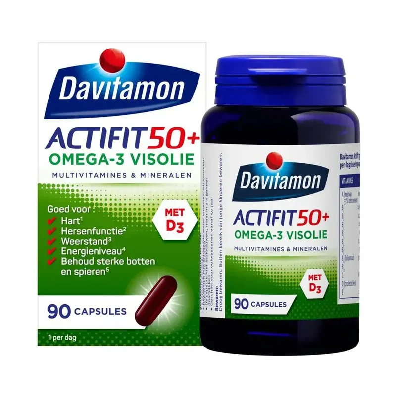 Davitamon Actifit 50+ omega 3