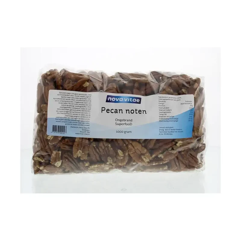 Nova Vitae Pecannoten ongebrand raw