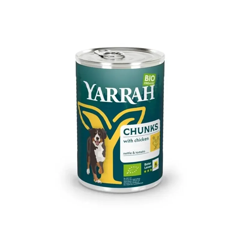 Yarrah Hond brokjes kip in saus biologisch