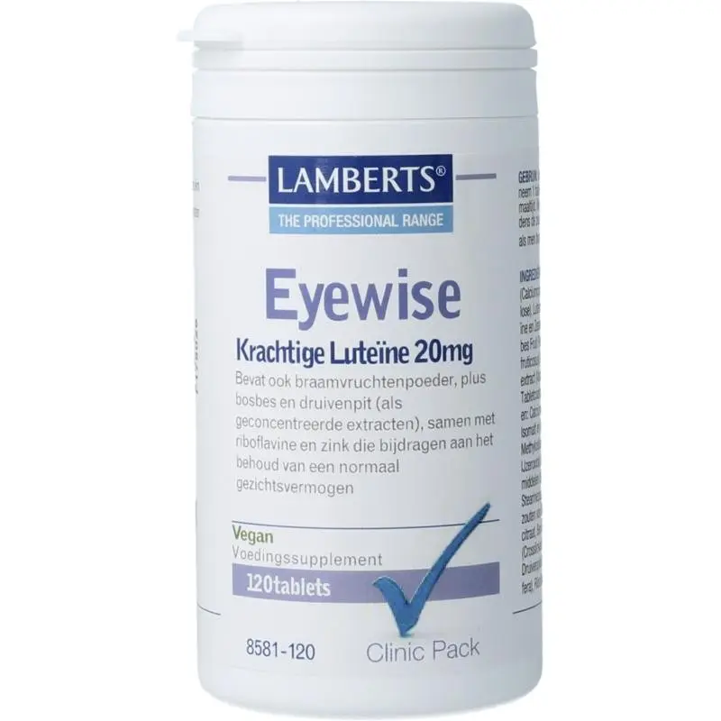 Lamberts Clinic Pack Eyewise Luteine 20mg 120 tabletten