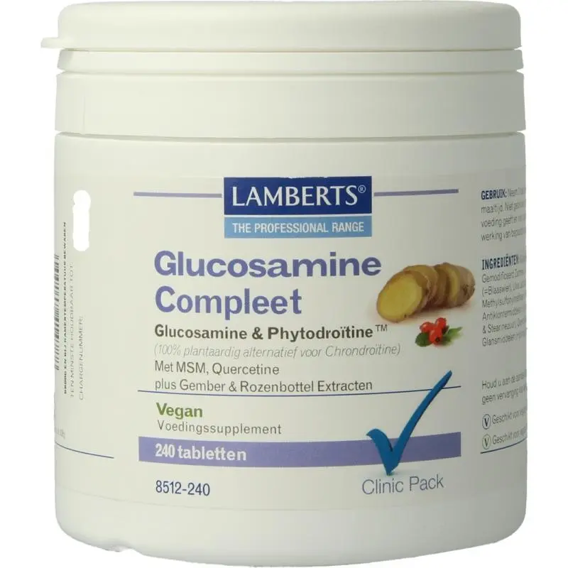 Lamberts Clinic Pack Glucosamine compleet 240 tabletten