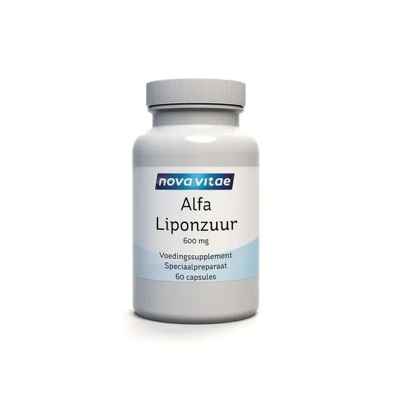 Nova Vitae Alfa liponzuur 600 mg