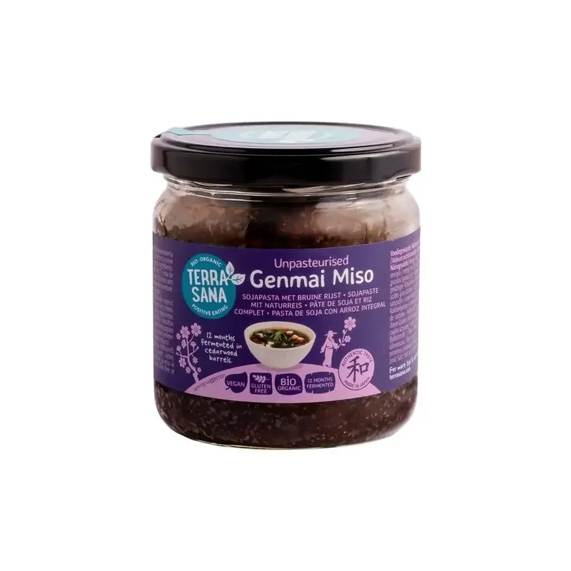 Terrasana Genmai miso ongepasteuriseerd bio