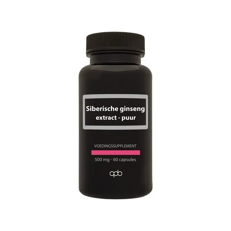 Apb Holland Siberische ginseng/eleutherococcus 500 mg 60 vcaps