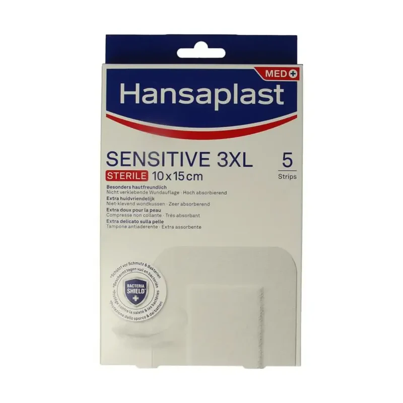 Hansaplast Pleisters sensitive 3XL 5 stuks