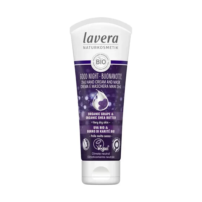 Lavera Good night 2-in-1 handcreme & masker 75 ml