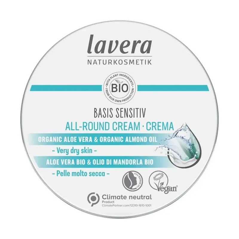 Lavera Basis Sensitiv all-round creme cream EN-IT 150 ml