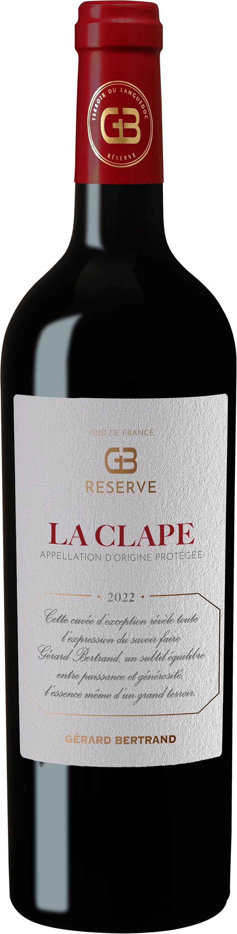 GB Réserve AOP La Clape 2022 – 75cl vin rouge